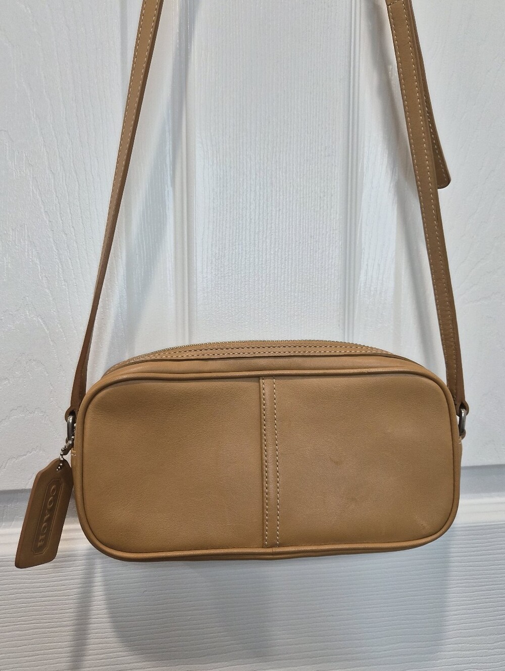 Coach Legacy West Tan Leather Camera Crossbody Bag, Glove-Tanned, Style 9589 - Picture 6 of 14